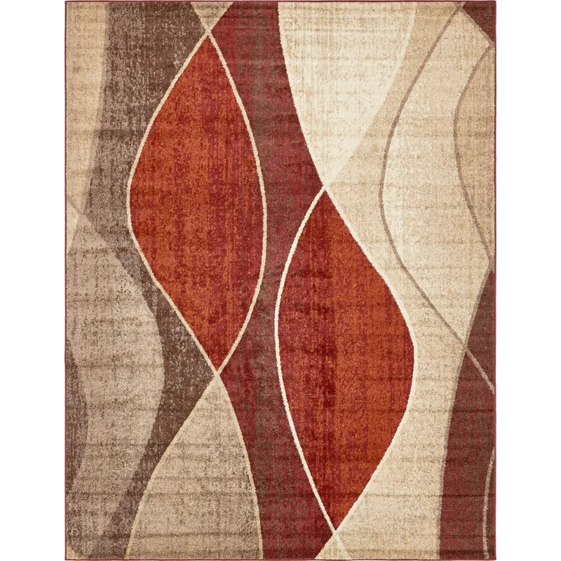 Alfombra interior geométrica Alair, rectangular, 8' x 10'